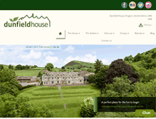 Tablet Screenshot of dunfieldhouse.org.uk